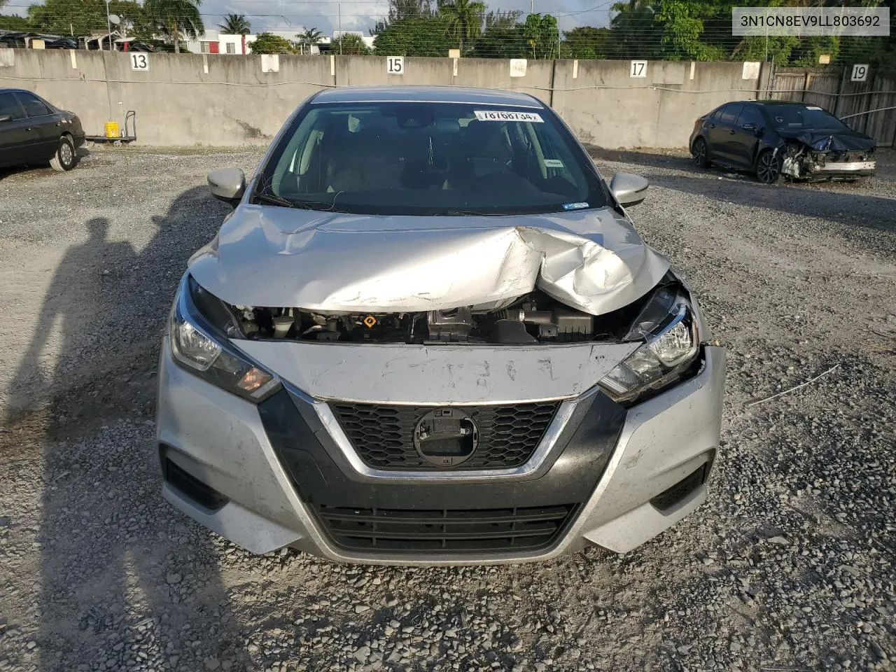 3N1CN8EV9LL803692 2020 Nissan Versa Sv