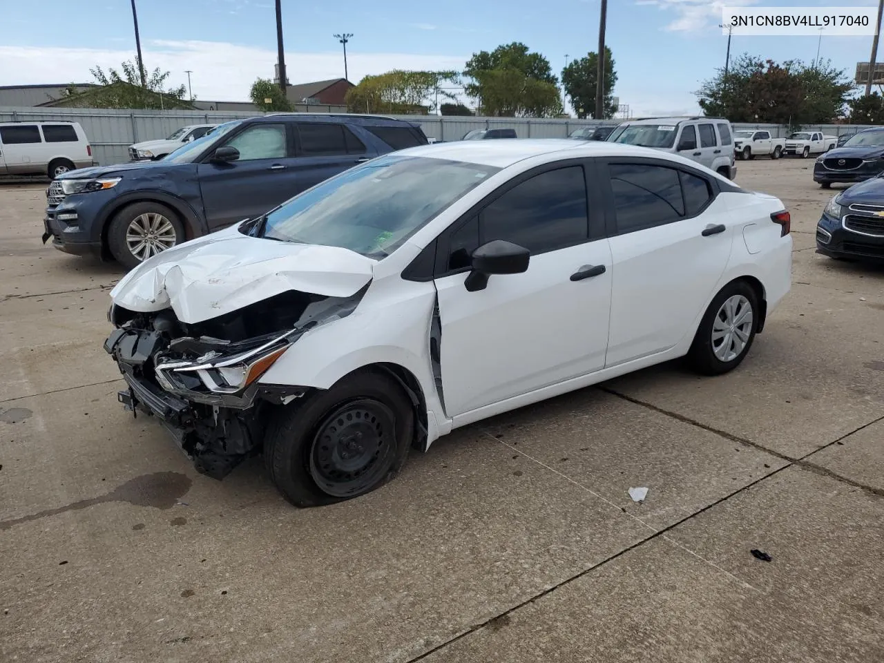 2020 Nissan Versa S VIN: 3N1CN8BV4LL917040 Lot: 79151674