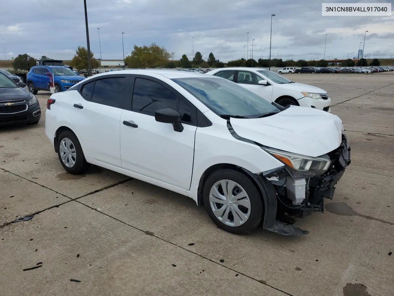 2020 Nissan Versa S VIN: 3N1CN8BV4LL917040 Lot: 79151674