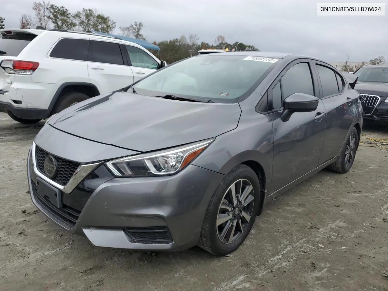 2020 Nissan Versa Sv VIN: 3N1CN8EV5LL876624 Lot: 79500174