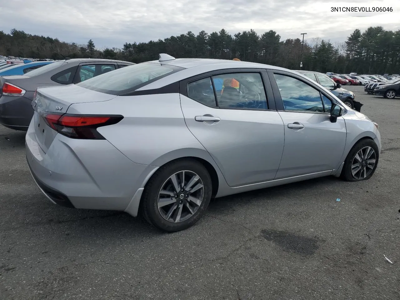 2020 Nissan Versa Sv VIN: 3N1CN8EV0LL906046 Lot: 79522173