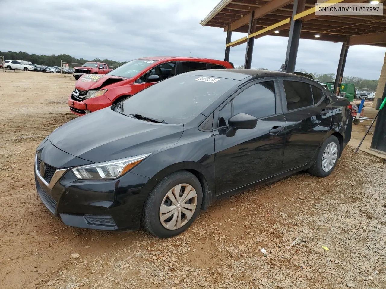 2020 Nissan Versa S VIN: 3N1CN8DV1LL837997 Lot: 80098224