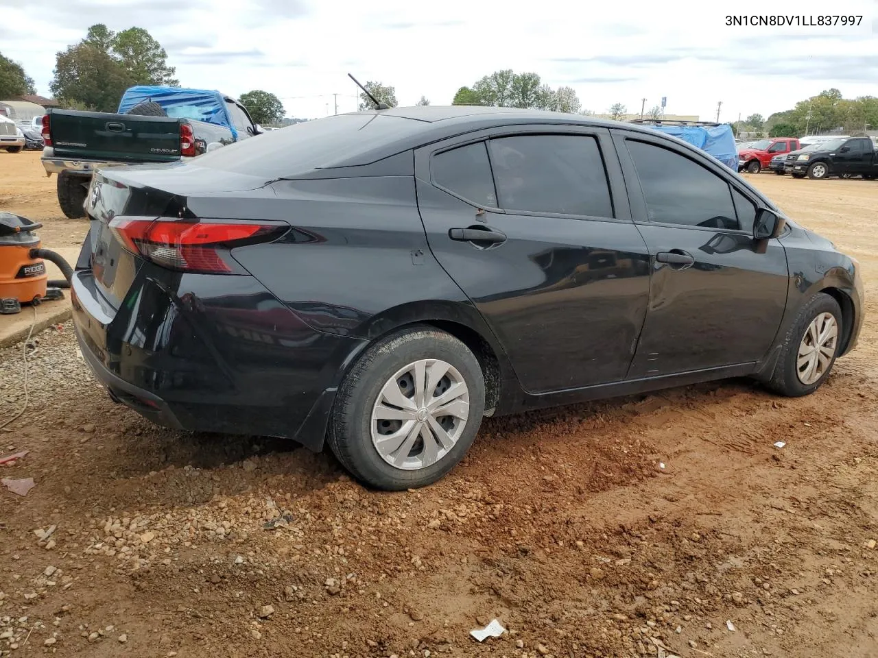 2020 Nissan Versa S VIN: 3N1CN8DV1LL837997 Lot: 80098224