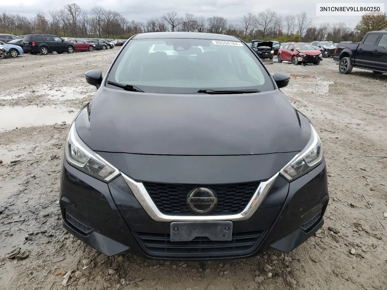 2020 Nissan Versa Sv VIN: 3N1CN8EV9LL860250 Lot: 80554184