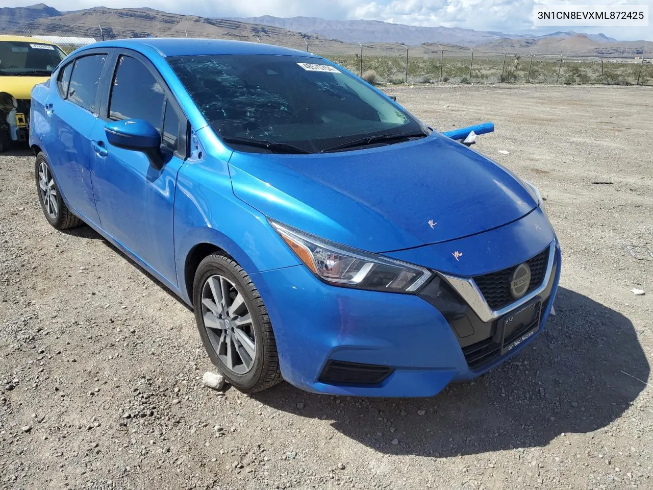 2021 Nissan Versa Sv VIN: 3N1CN8EVXML872425 Lot: 48575754