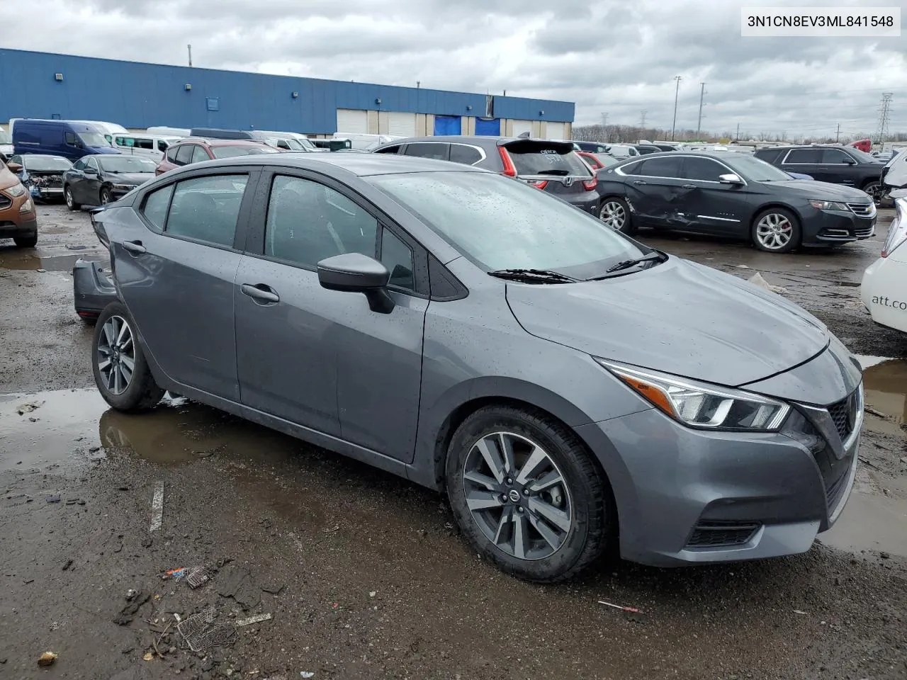 2021 Nissan Versa Sv VIN: 3N1CN8EV3ML841548 Lot: 50698684