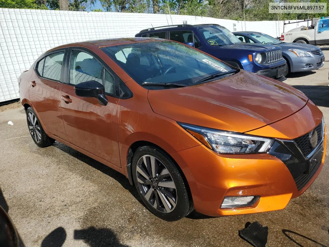 2021 Nissan Versa Sr VIN: 3N1CN8FV6ML897157 Lot: 51891524