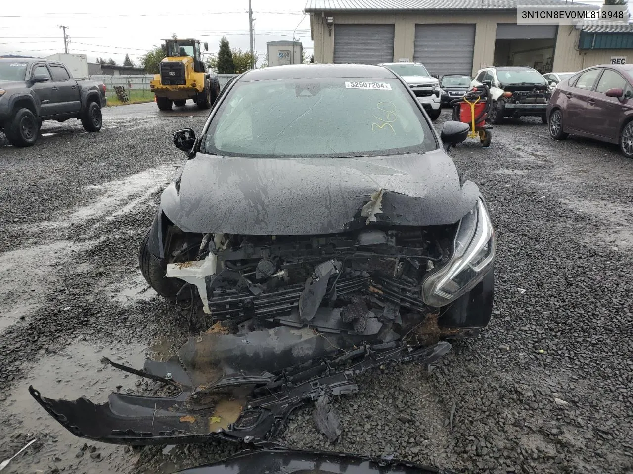 3N1CN8EV0ML813948 2021 Nissan Versa Sv