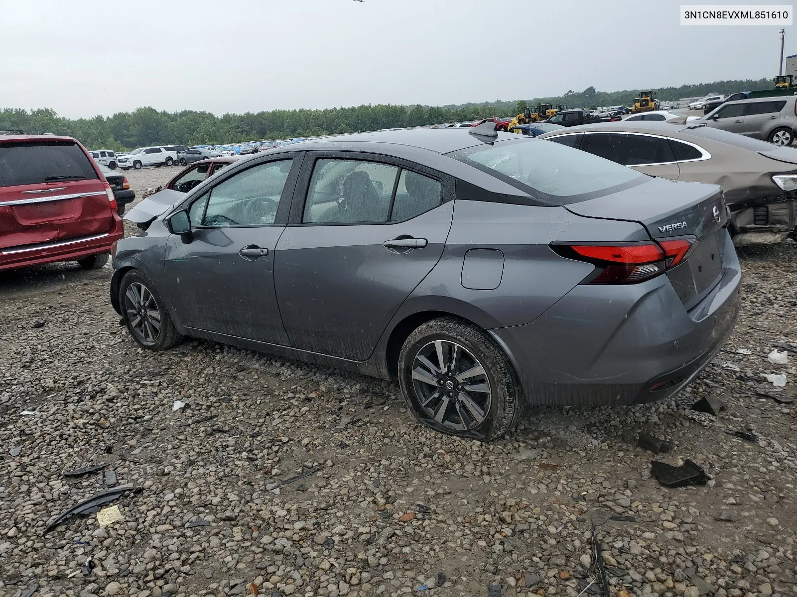 2021 Nissan Versa Sv VIN: 3N1CN8EVXML851610 Lot: 57095574