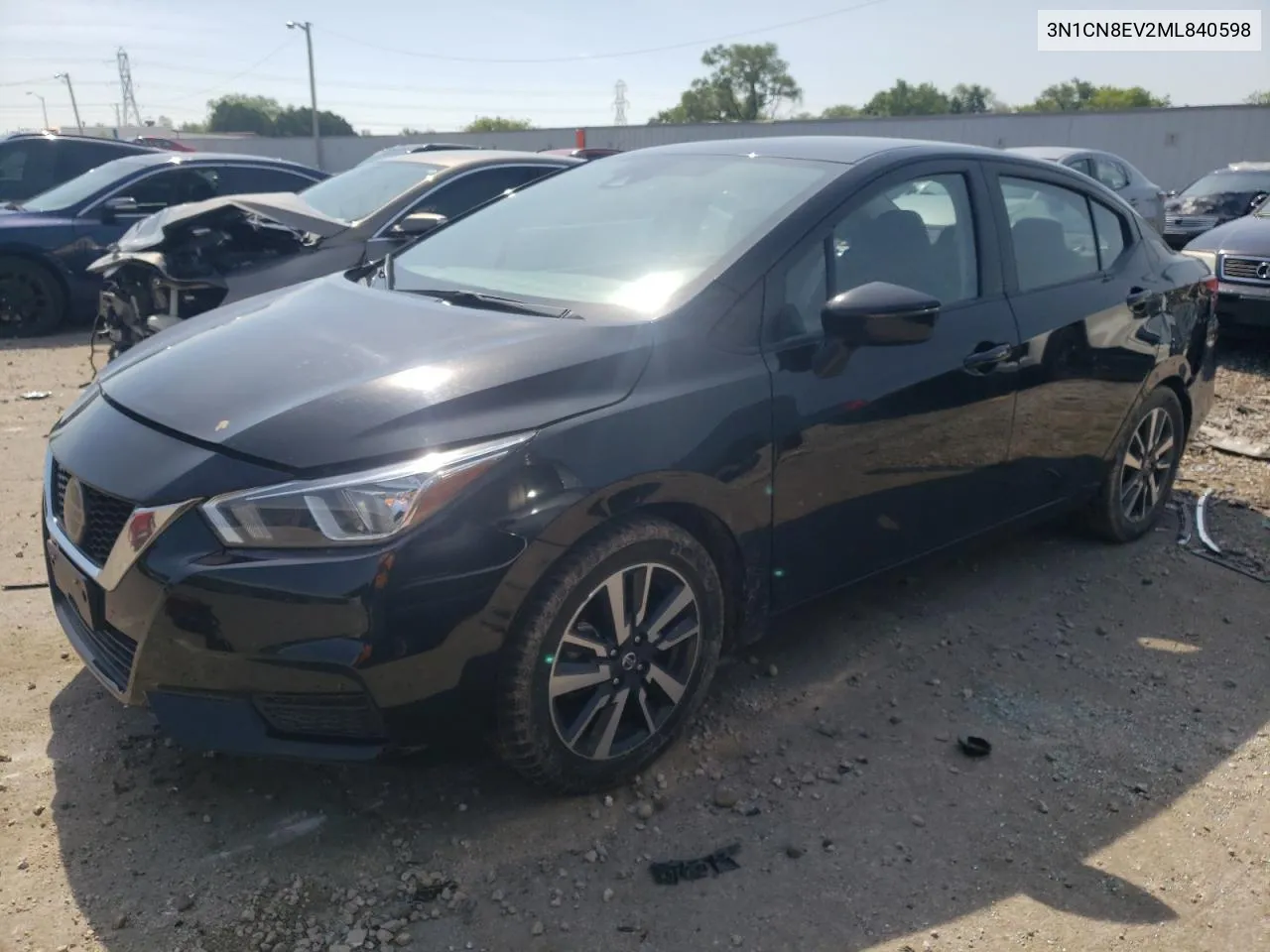 2021 Nissan Versa Sv VIN: 3N1CN8EV2ML840598 Lot: 57353814