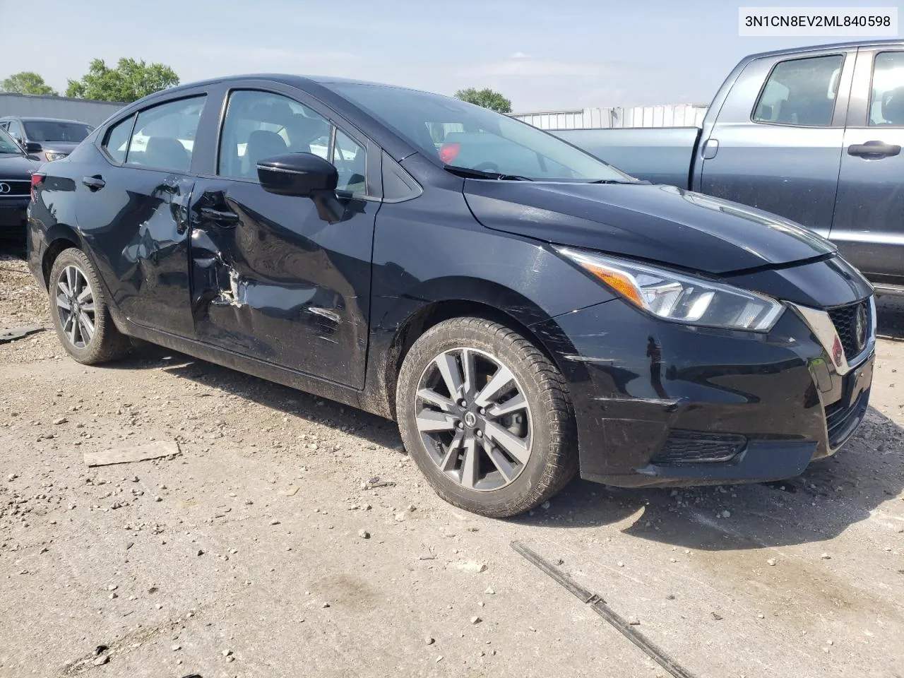 2021 Nissan Versa Sv VIN: 3N1CN8EV2ML840598 Lot: 57353814