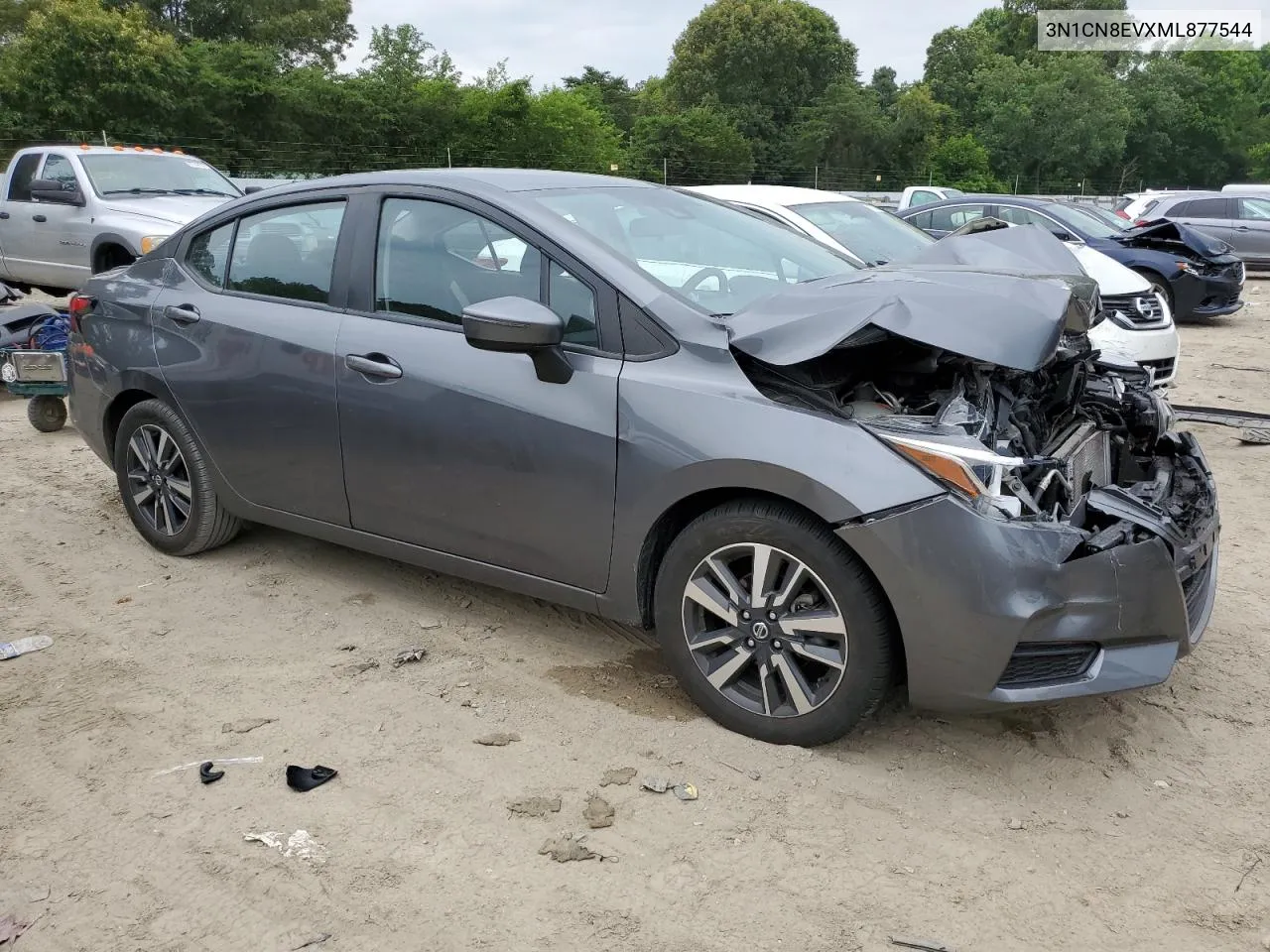 2021 Nissan Versa Sv VIN: 3N1CN8EVXML877544 Lot: 57567804