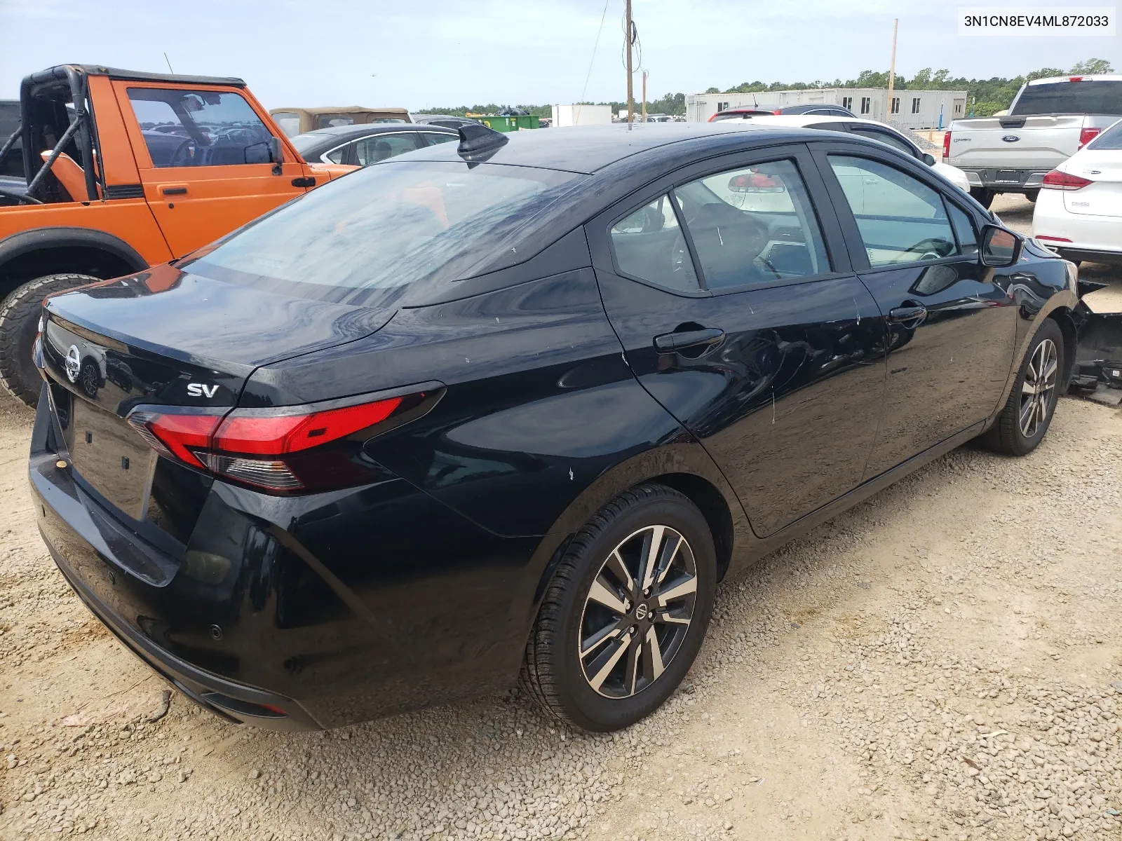 2021 Nissan Versa Sv VIN: 3N1CN8EV4ML872033 Lot: 58342804