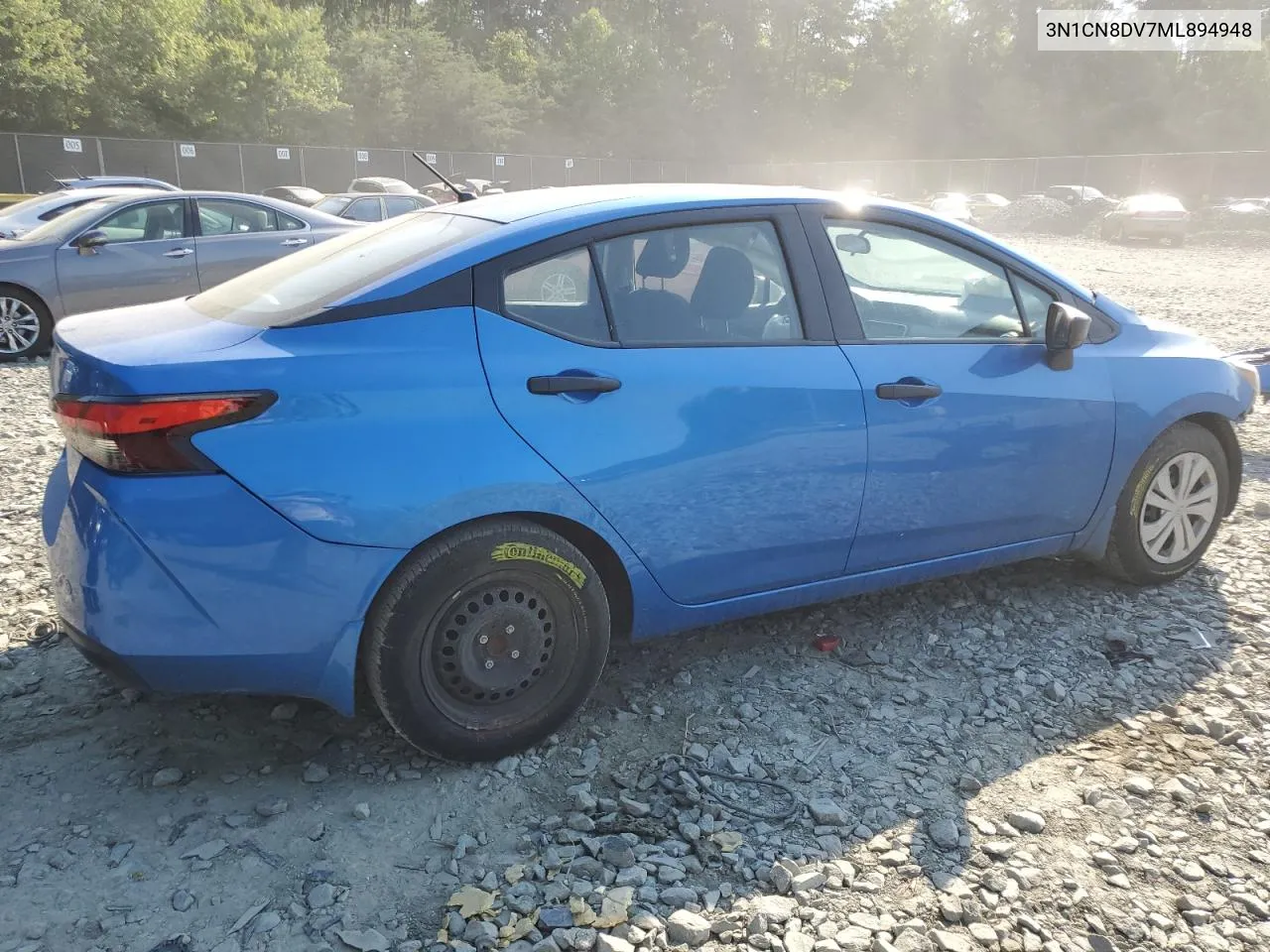 2021 Nissan Versa S VIN: 3N1CN8DV7ML894948 Lot: 58609374