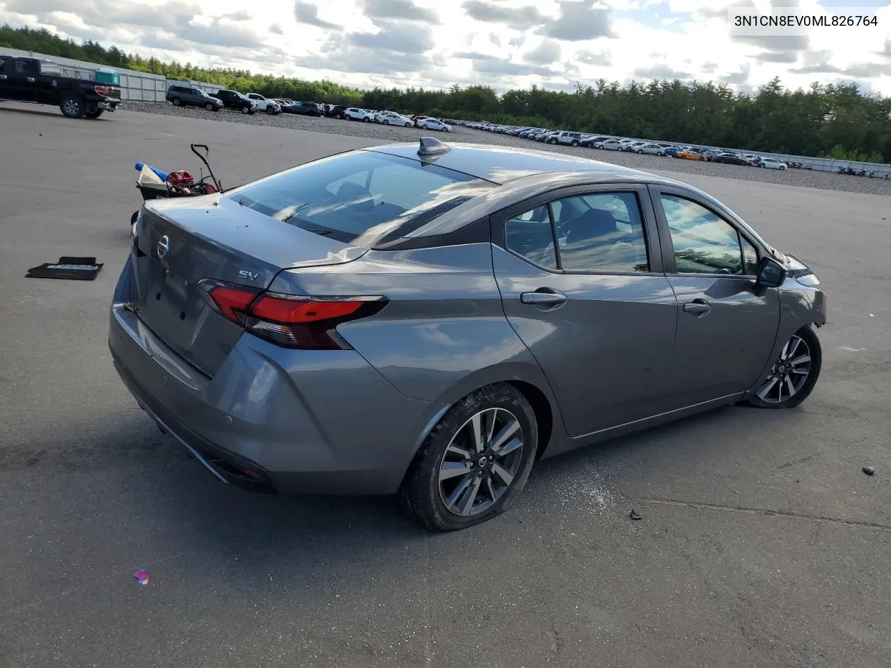 2021 Nissan Versa Sv VIN: 3N1CN8EV0ML826764 Lot: 58663544