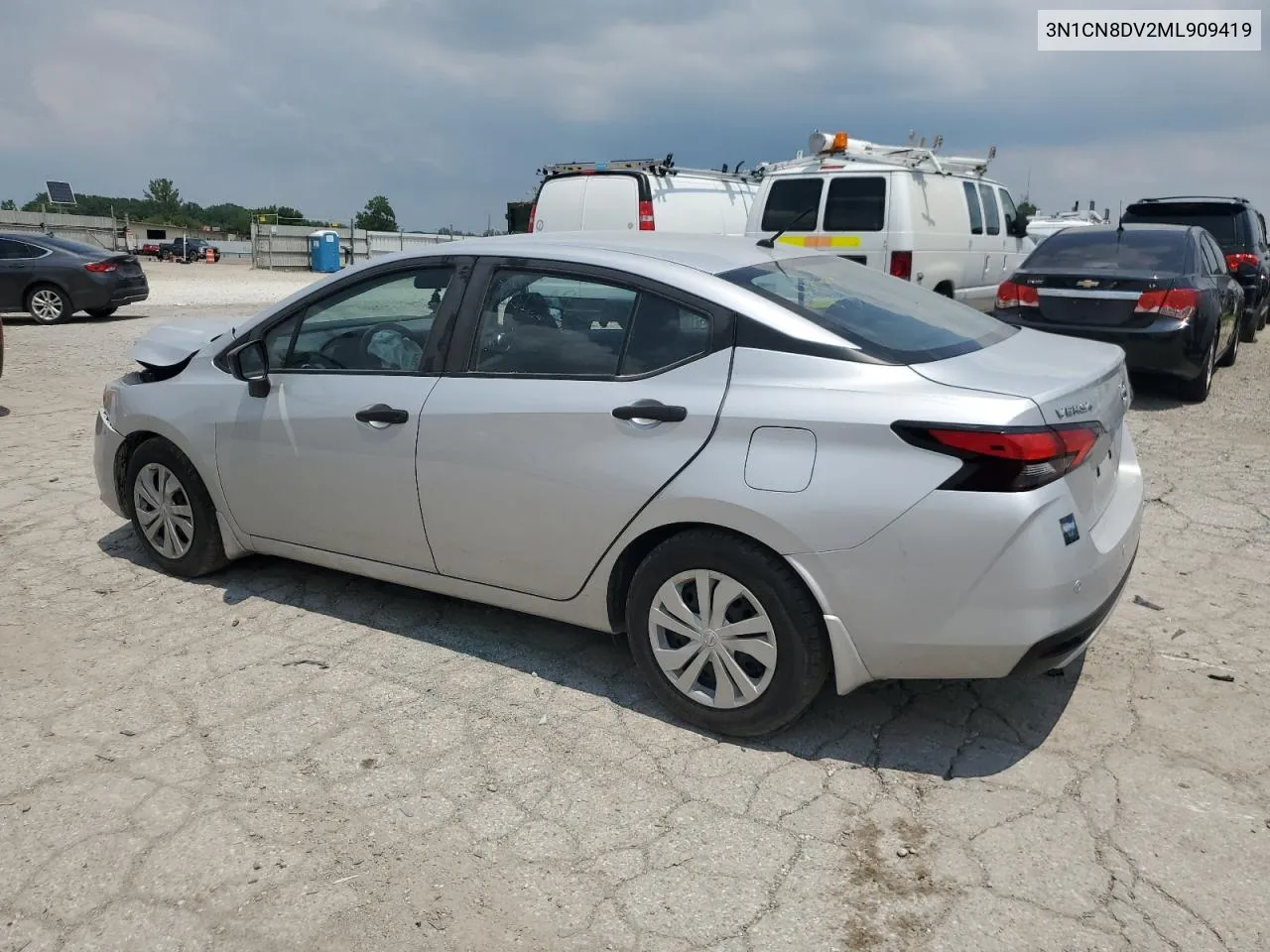 2021 Nissan Versa S VIN: 3N1CN8DV2ML909419 Lot: 59080434