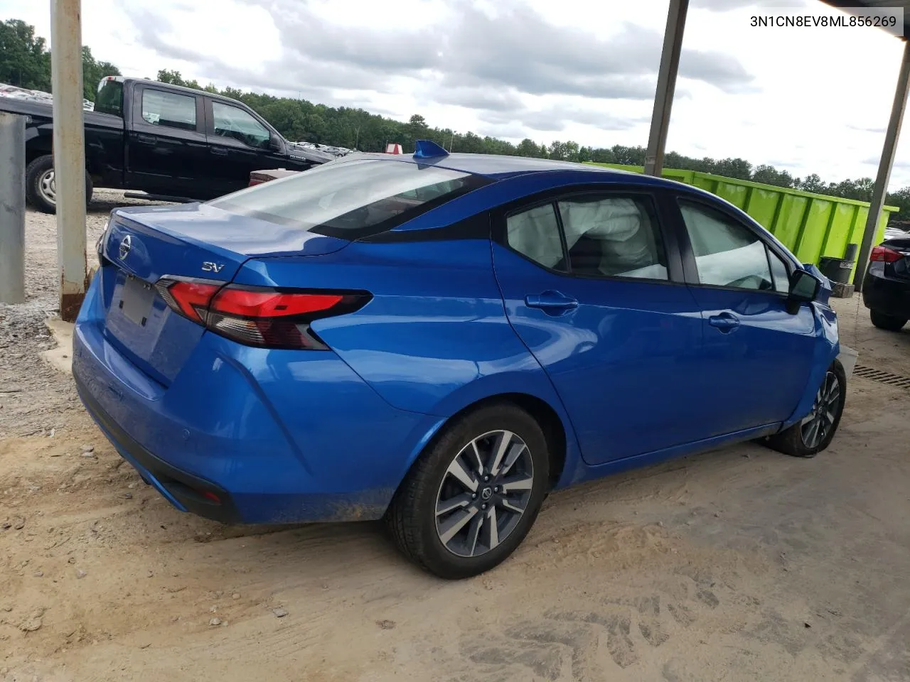 2021 Nissan Versa Sv VIN: 3N1CN8EV8ML856269 Lot: 59137764