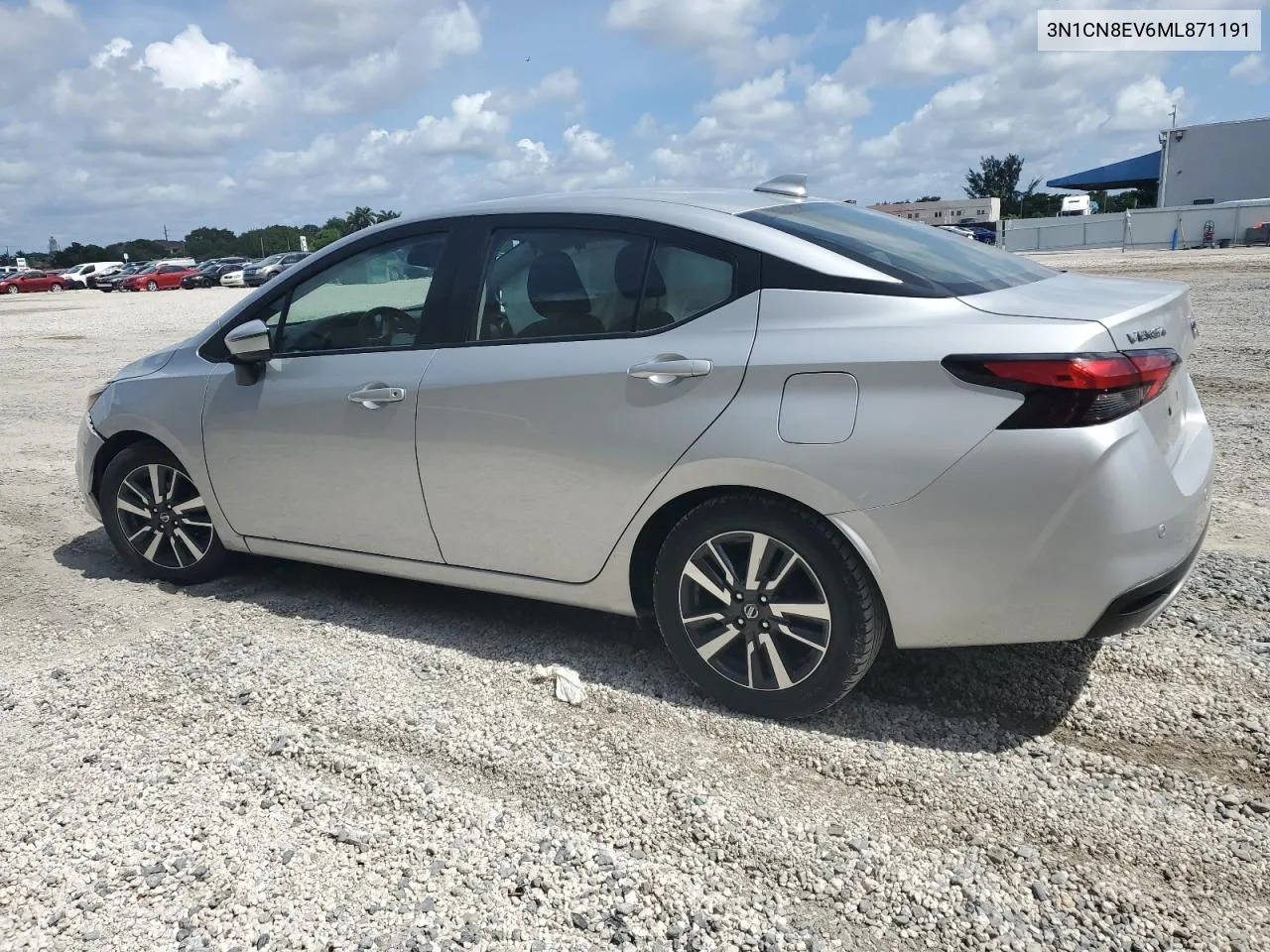 2021 Nissan Versa Sv VIN: 3N1CN8EV6ML871191 Lot: 59818904