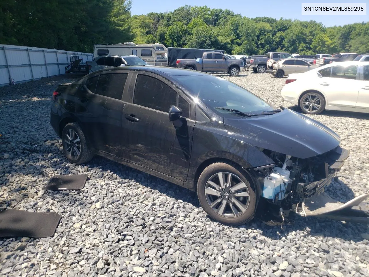 2021 Nissan Versa Sv VIN: 3N1CN8EV2ML859295 Lot: 61032704