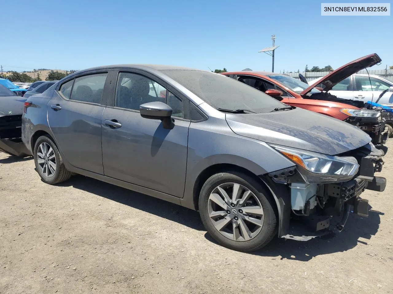 2021 Nissan Versa Sv VIN: 3N1CN8EV1ML832556 Lot: 61333204