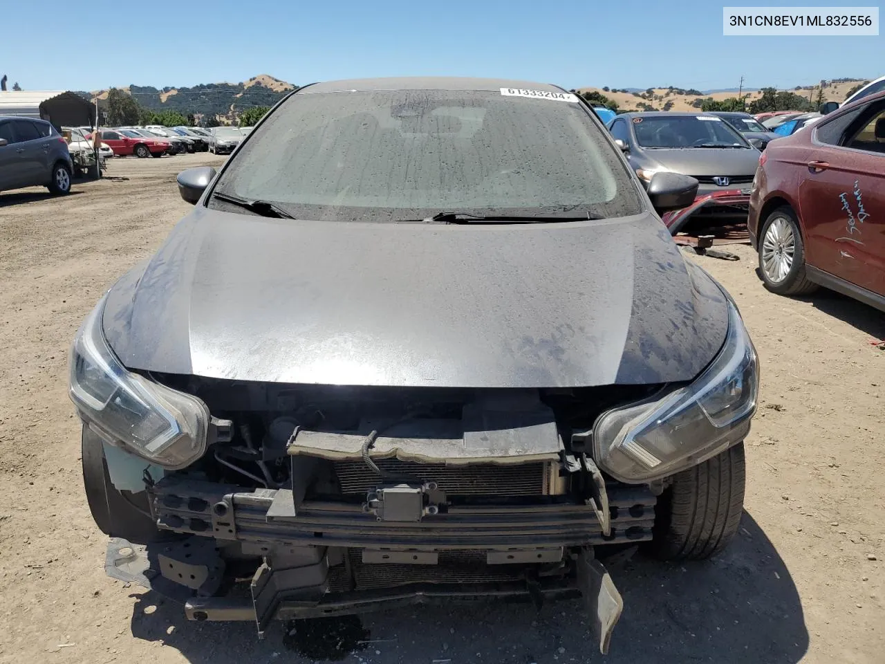 2021 Nissan Versa Sv VIN: 3N1CN8EV1ML832556 Lot: 61333204