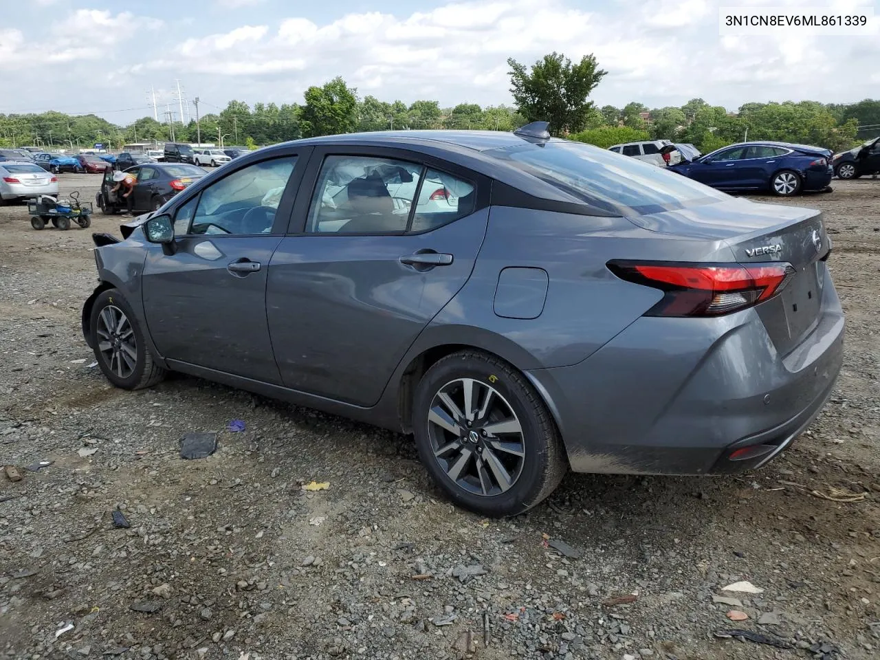 3N1CN8EV6ML861339 2021 Nissan Versa Sv