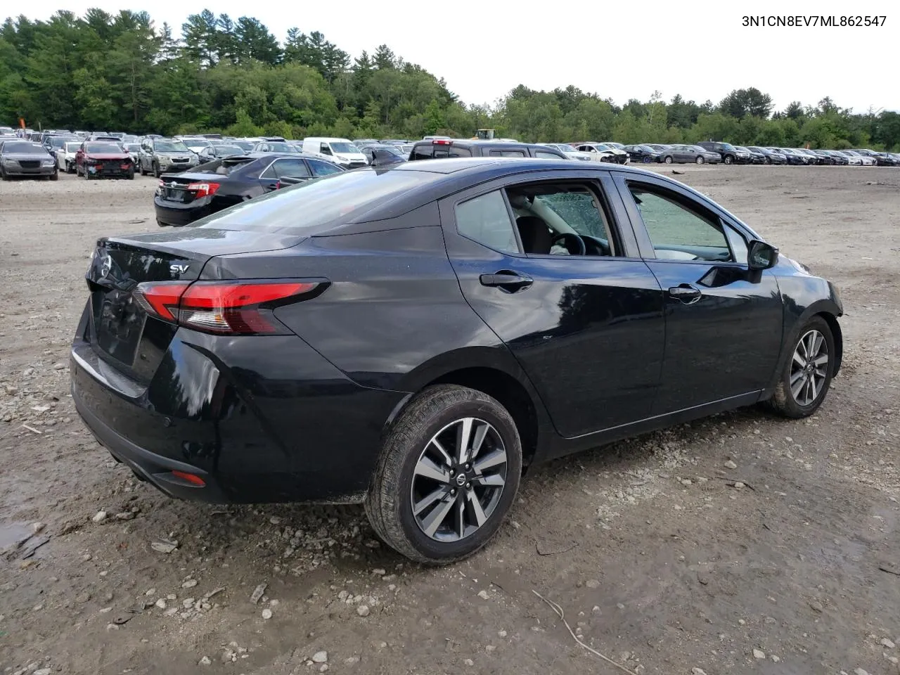 2021 Nissan Versa Sv VIN: 3N1CN8EV7ML862547 Lot: 62926654