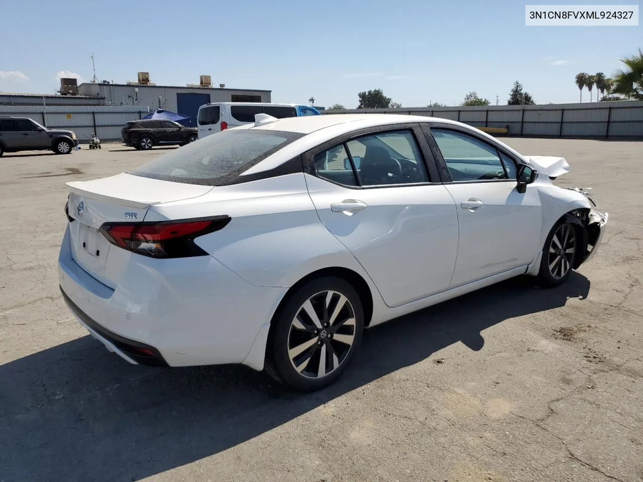 2021 Nissan Versa Sr VIN: 3N1CN8FVXML924327 Lot: 64427544