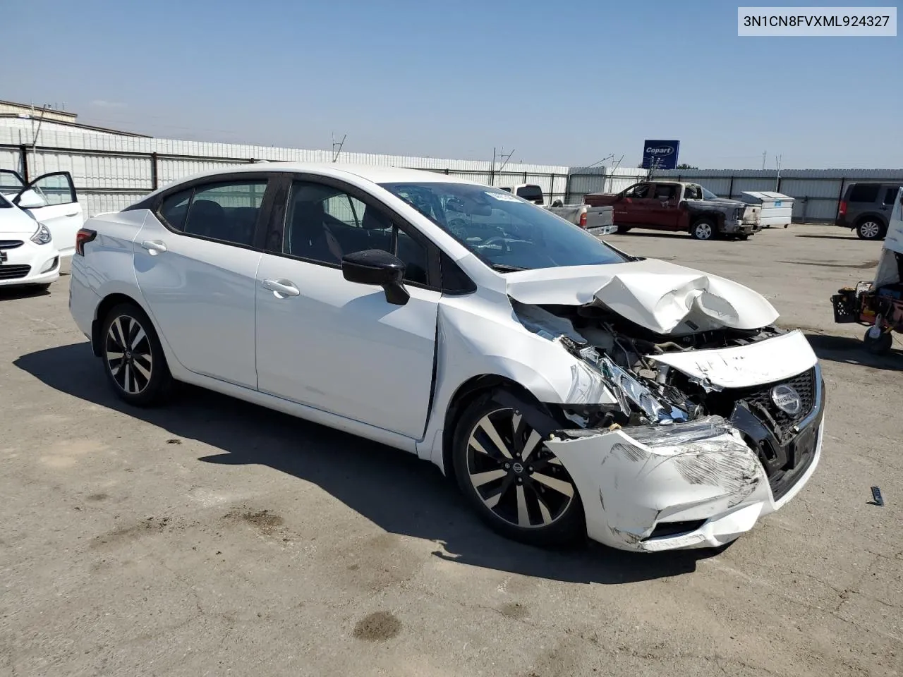 2021 Nissan Versa Sr VIN: 3N1CN8FVXML924327 Lot: 64427544