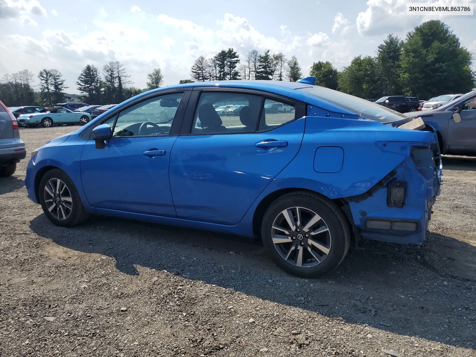 3N1CN8EV8ML863786 2021 Nissan Versa Sv