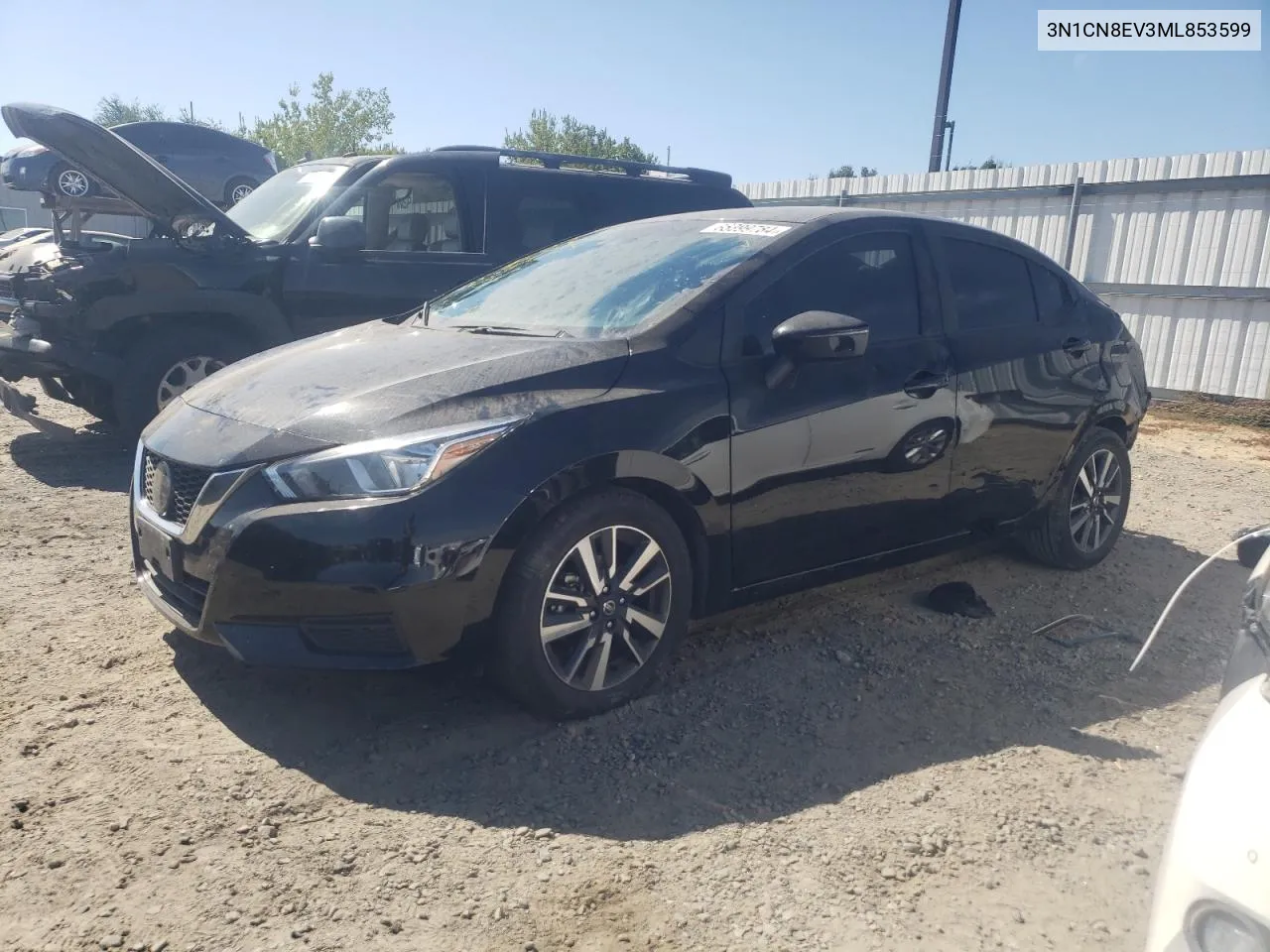 2021 Nissan Versa Sv VIN: 3N1CN8EV3ML853599 Lot: 65399784