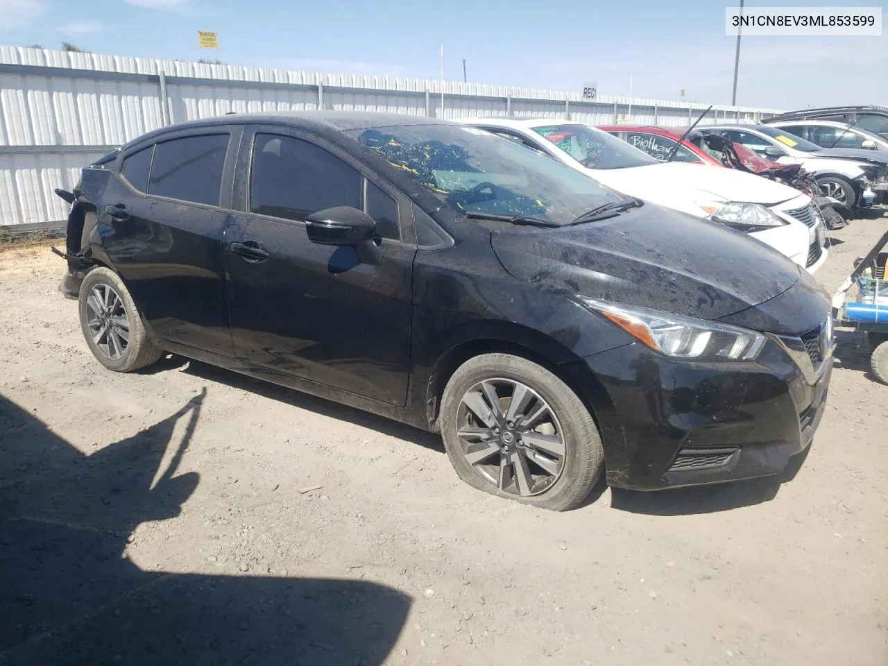 2021 Nissan Versa Sv VIN: 3N1CN8EV3ML853599 Lot: 65399784