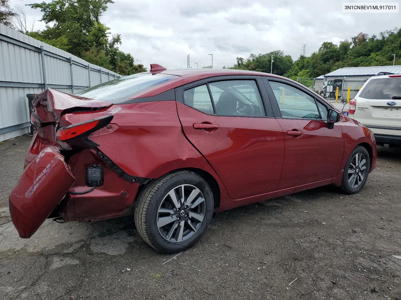 3N1CN8EV1ML917011 2021 Nissan Versa Sv