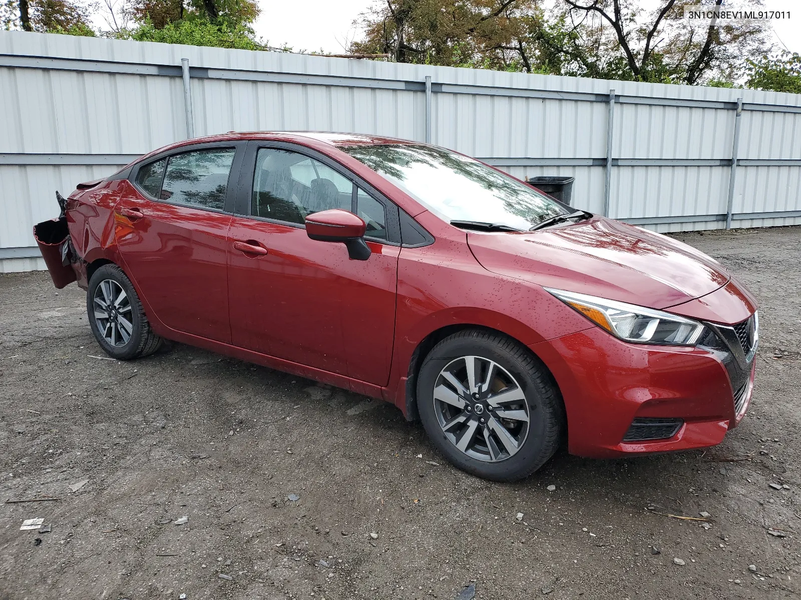 2021 Nissan Versa Sv VIN: 3N1CN8EV1ML917011 Lot: 65926544