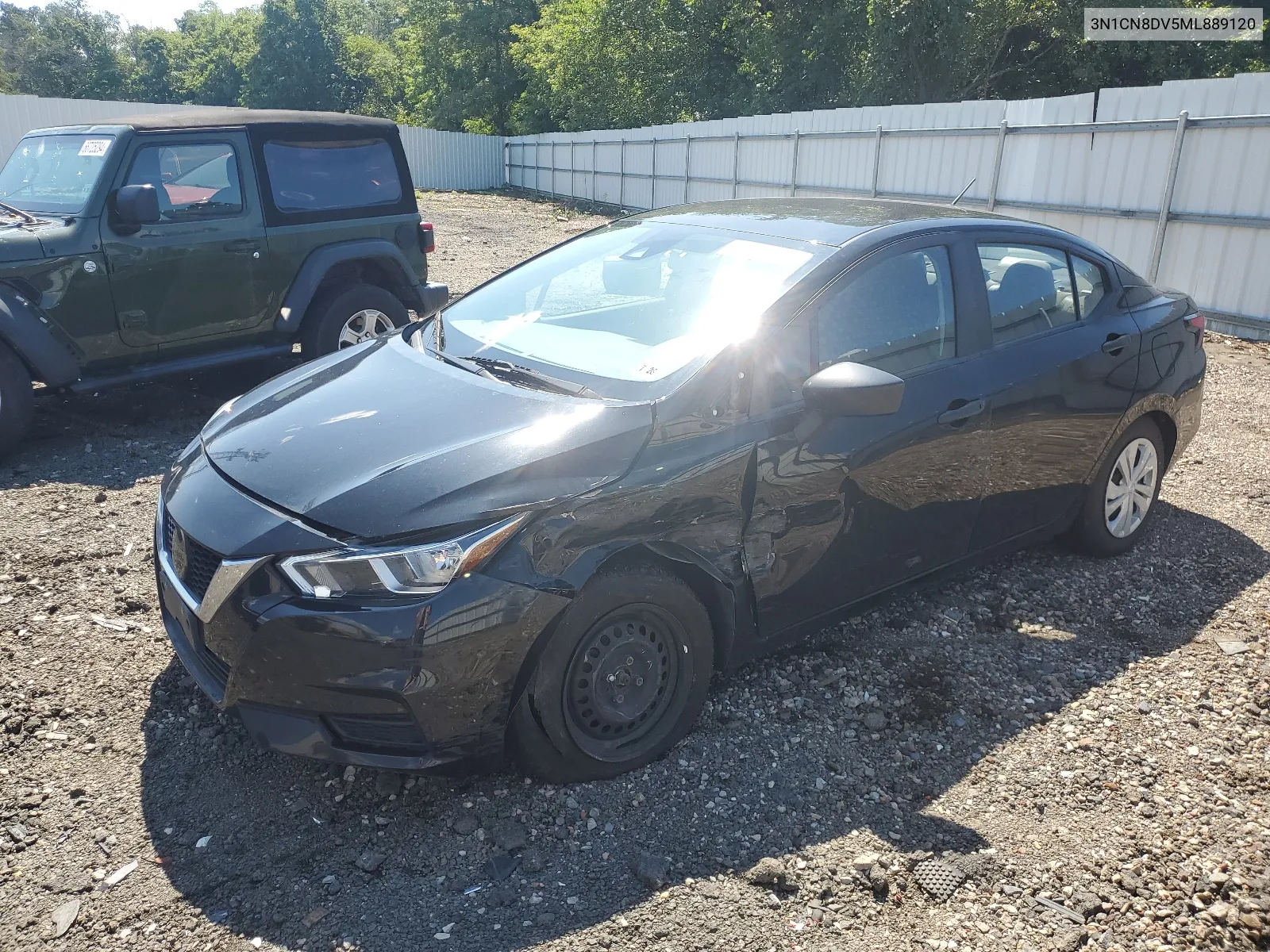 3N1CN8DV5ML889120 2021 Nissan Versa S