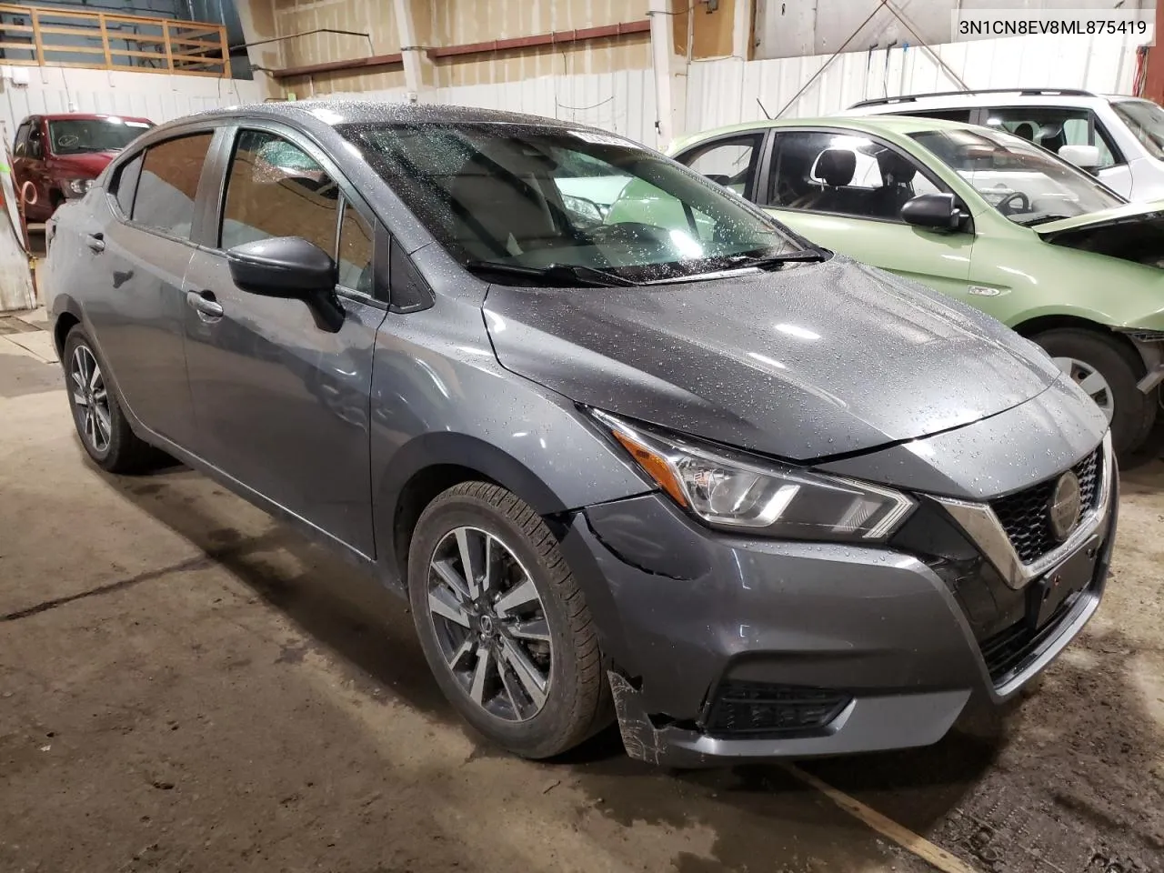 2021 Nissan Versa Sv VIN: 3N1CN8EV8ML875419 Lot: 66810484