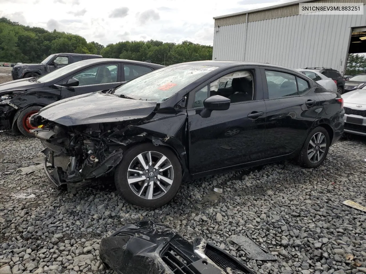 2021 Nissan Versa Sv VIN: 3N1CN8EV3ML883251 Lot: 66846124