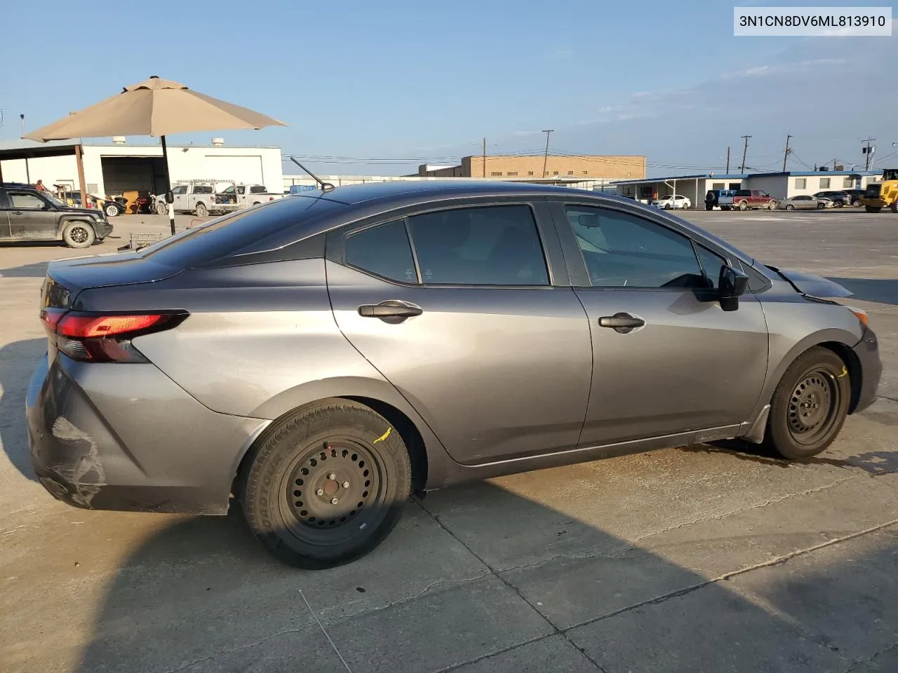 2021 Nissan Versa S VIN: 3N1CN8DV6ML813910 Lot: 66883764