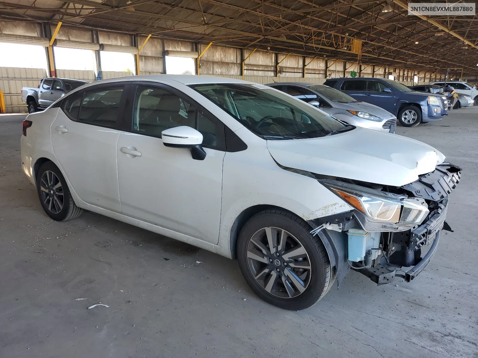 2021 Nissan Versa Sv VIN: 3N1CN8EVXML887880 Lot: 66890384