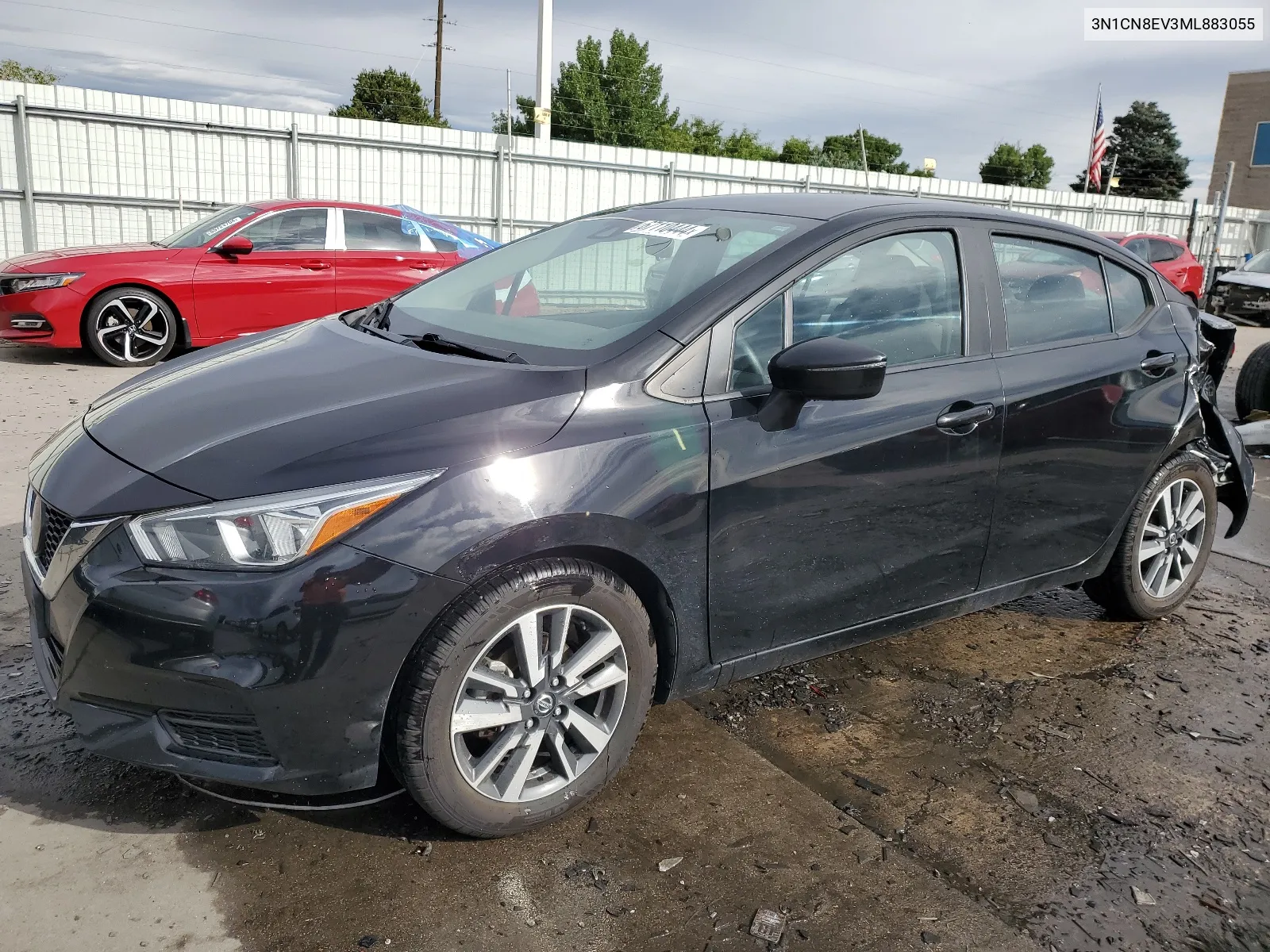 2021 Nissan Versa Sv VIN: 3N1CN8EV3ML883055 Lot: 67110444