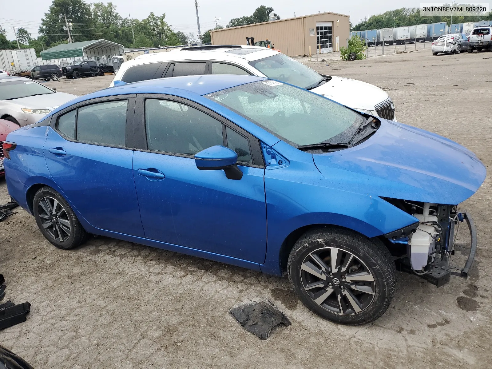 2021 Nissan Versa Sv VIN: 3N1CN8EV7ML809220 Lot: 67442934