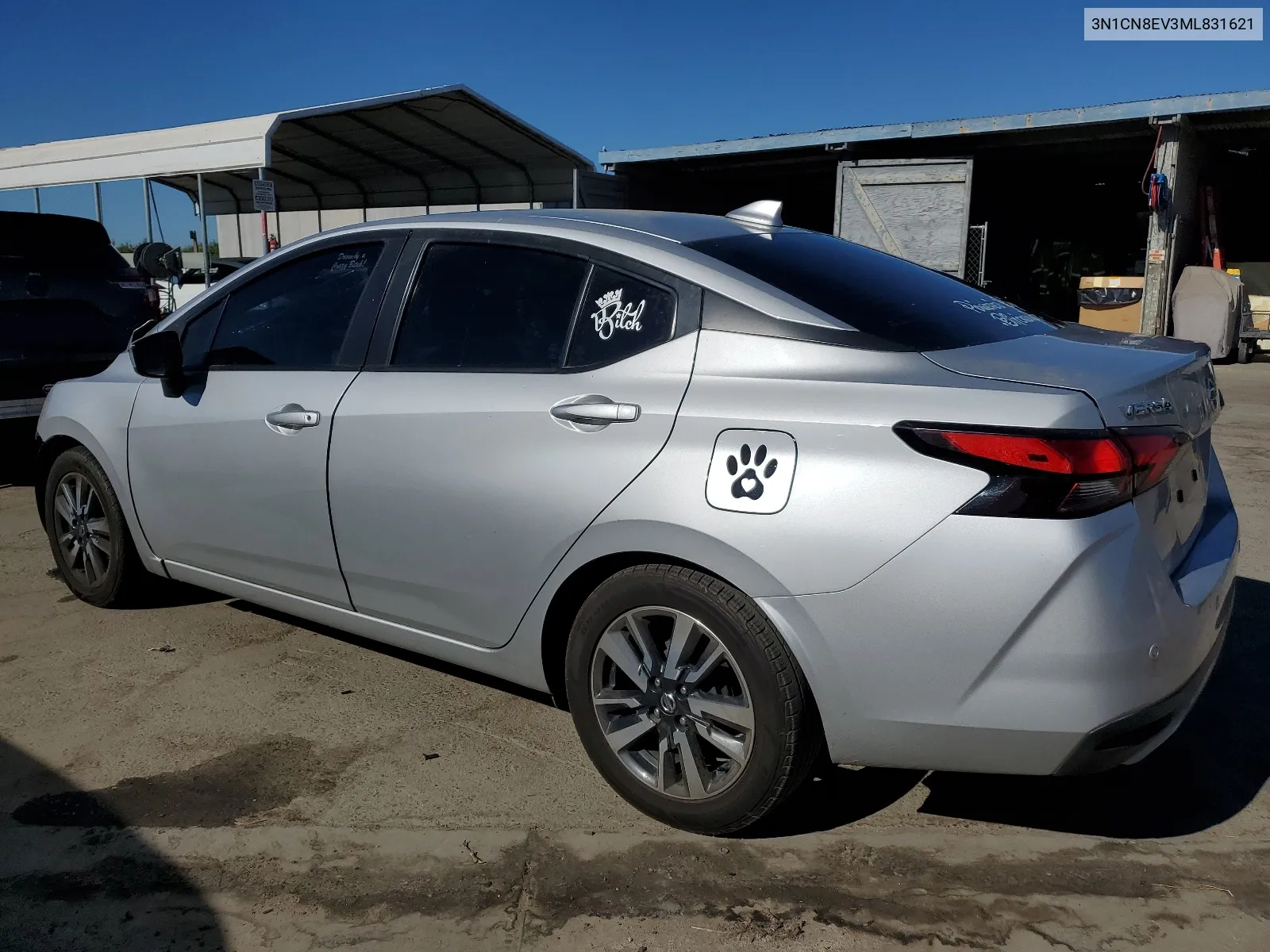 2021 Nissan Versa Sv VIN: 3N1CN8EV3ML831621 Lot: 67568154