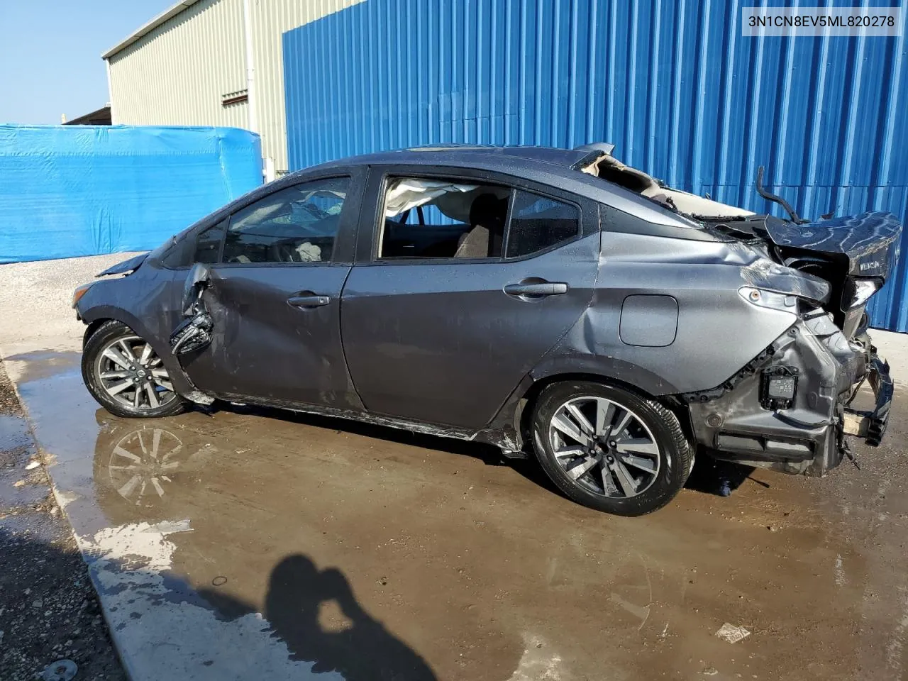 2021 Nissan Versa Sv VIN: 3N1CN8EV5ML820278 Lot: 67840454