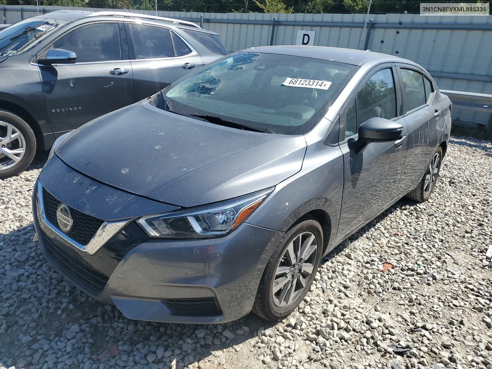 2021 Nissan Versa Sv VIN: 3N1CN8EVXML885336 Lot: 68123314