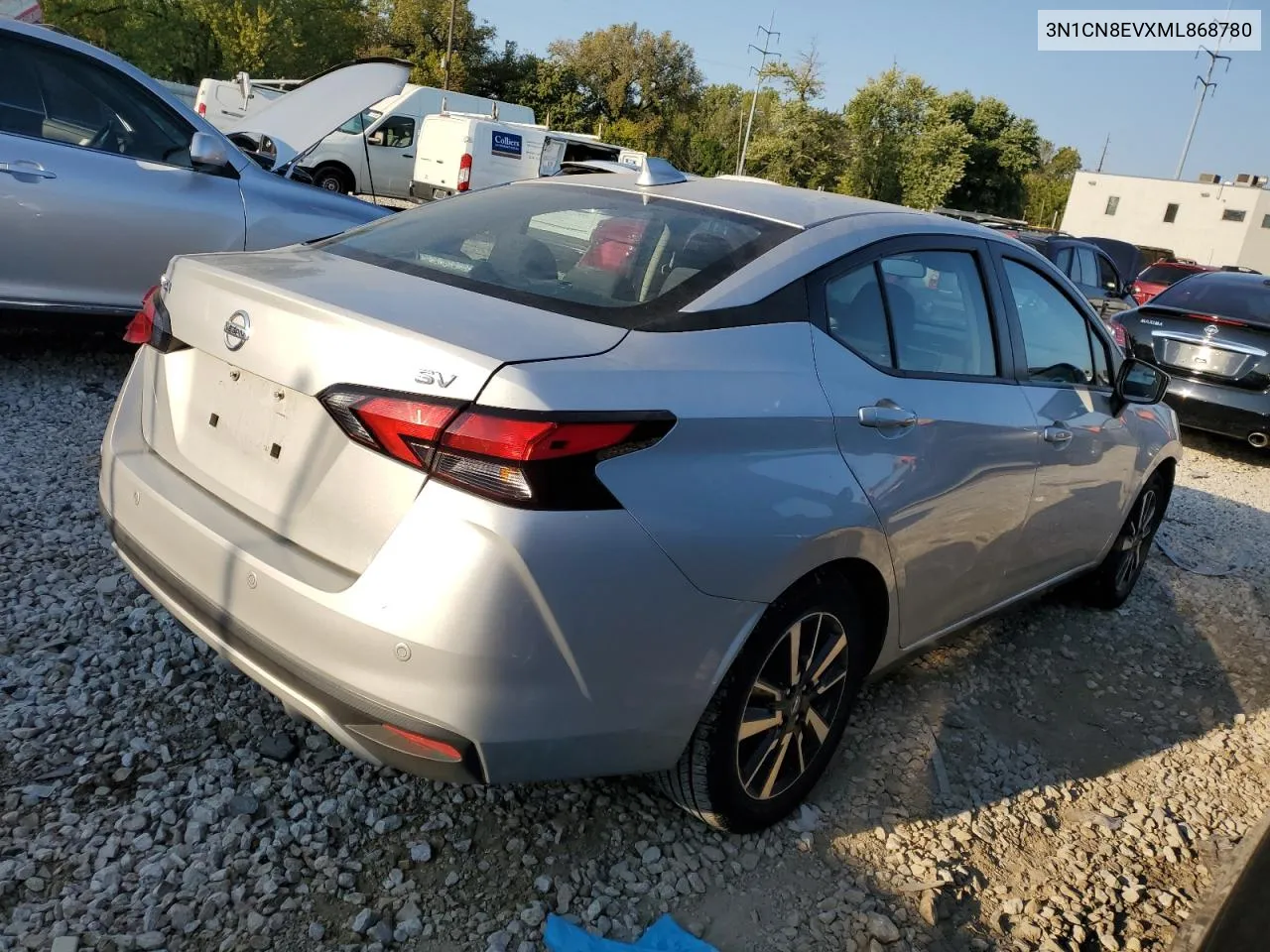 2021 Nissan Versa Sv VIN: 3N1CN8EVXML868780 Lot: 68329374