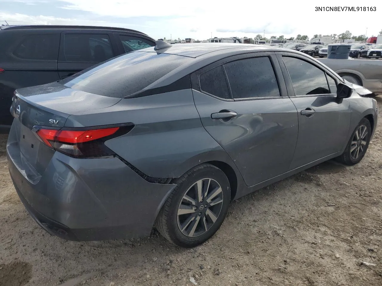 2021 Nissan Versa Sv VIN: 3N1CN8EV7ML918163 Lot: 68525754