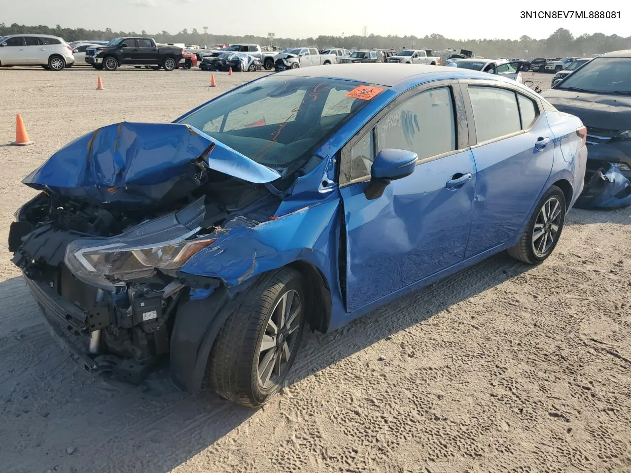 3N1CN8EV7ML888081 2021 Nissan Versa Sv