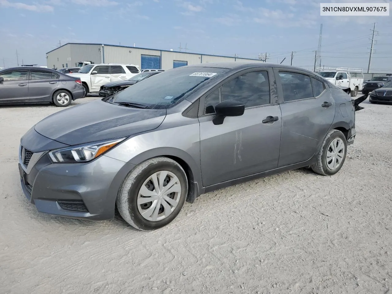 2021 Nissan Versa S VIN: 3N1CN8DVXML907675 Lot: 68761864