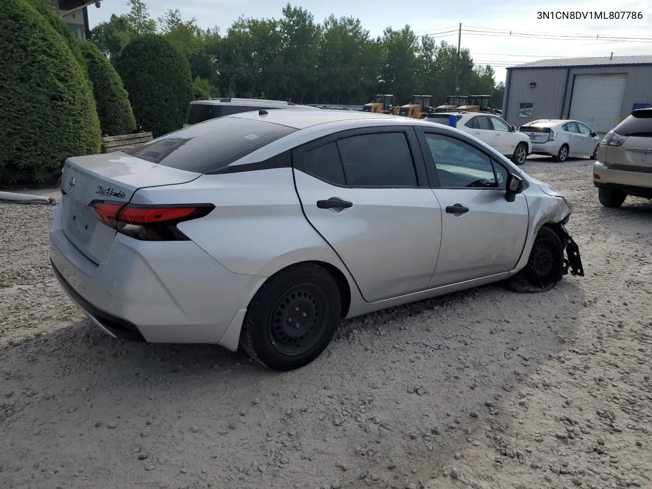 2021 Nissan Versa S VIN: 3N1CN8DV1ML807786 Lot: 69060124