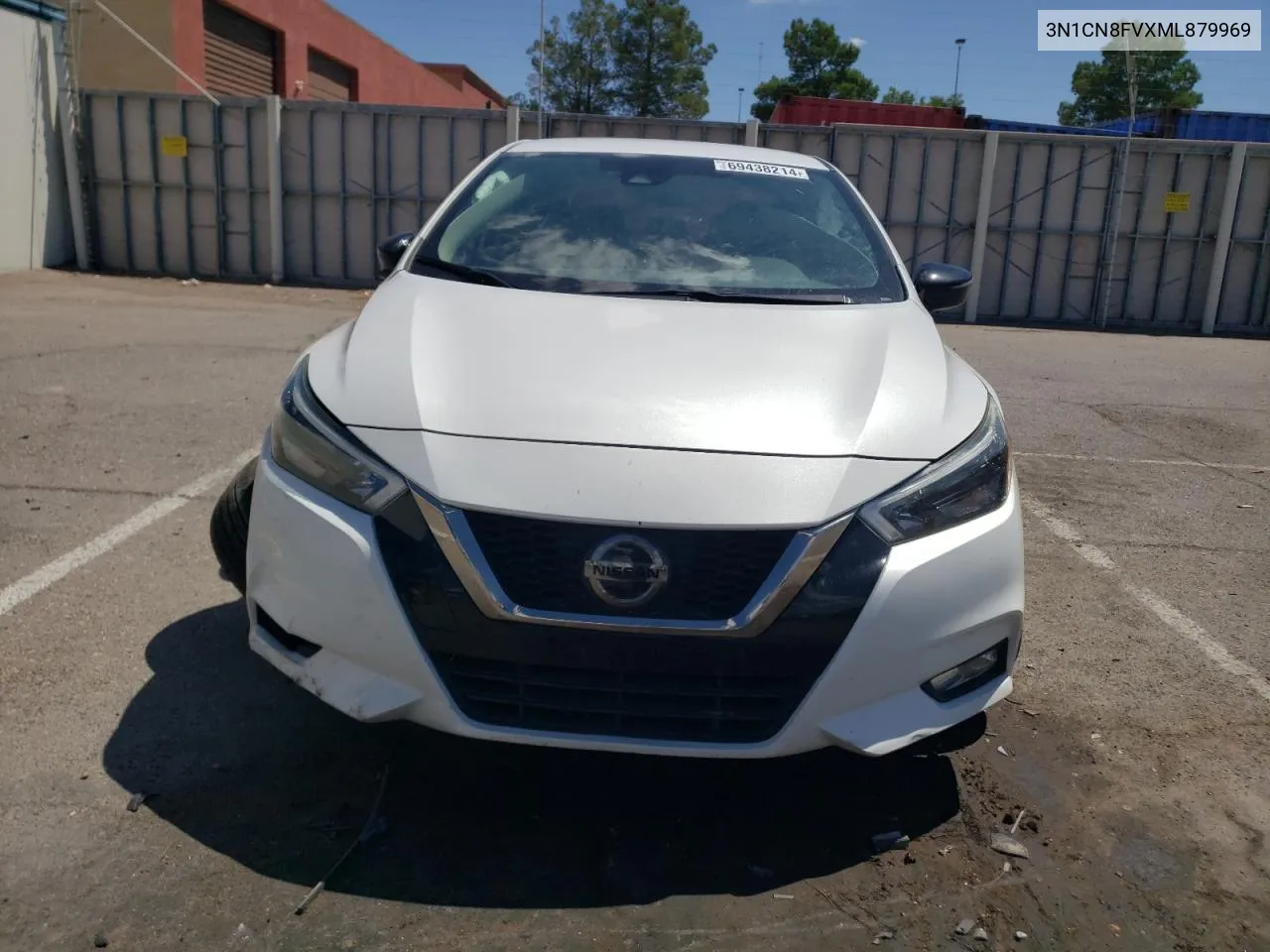 2021 Nissan Versa Sr VIN: 3N1CN8FVXML879969 Lot: 69438214